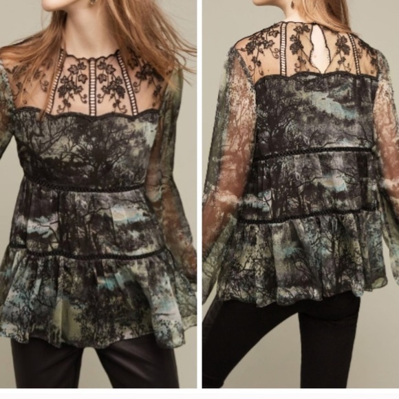 •nwt• RARE Anthro’s harlyn sigrid blouse - Picture 3 of 9